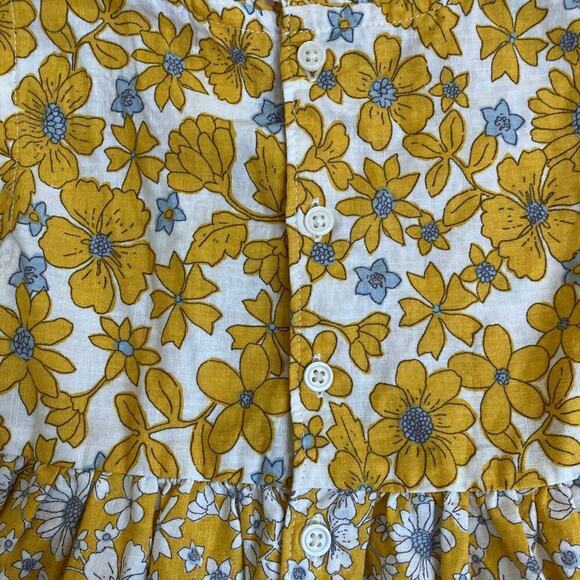 Girls Tea Collection & Carters Bundle Linen Blend Dresses Spring Summer 4/4T - Picture 13 of 16